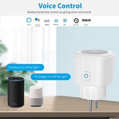 Compteur de consommation de prises intelligentes Wifi avec fonction de temporisation