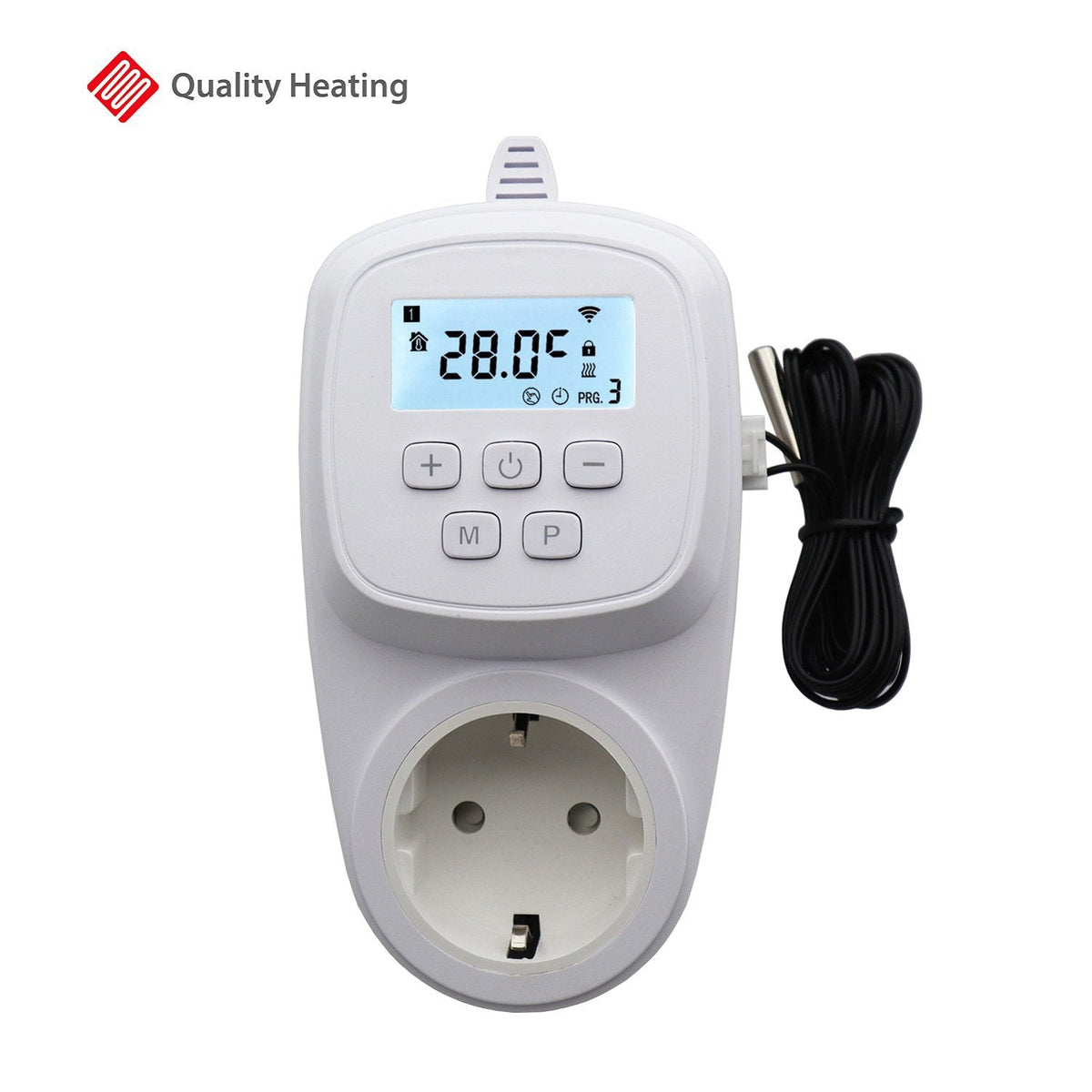 Thermostat à prise Wifi avec capteur séparé QH-42