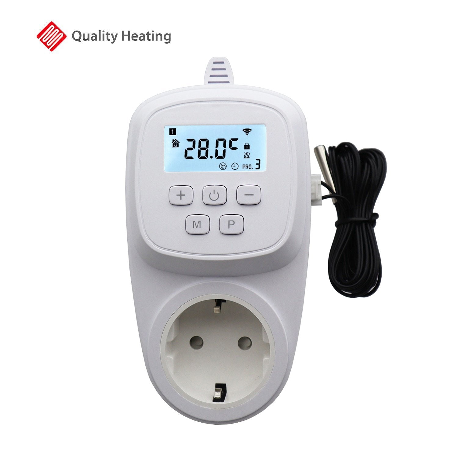 Thermostat à prise Wifi avec capteur séparé QH-42